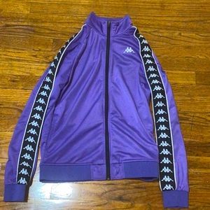 Kappa track jacket (purple)